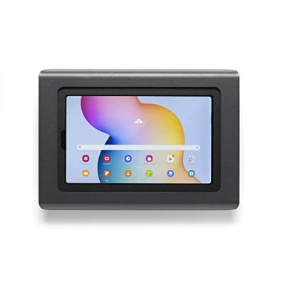 Abbildung von Tabdoq diebstahlsichere Wandhalterung kompatibel mit Samsung Galaxy Tab S7+/ S8+ sowie S9+ 12.4 Zoll dem S7 FE (schwarz)