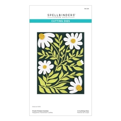Abbildung von Spellbinders Fresh Picked Daisies Etched Dies (S6 224)