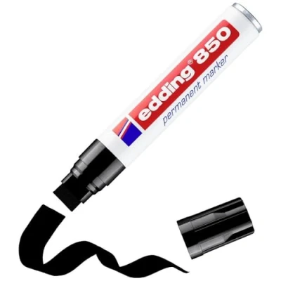 Abbildung von edding Permanentmarker 850 schwarz (1er Blister)