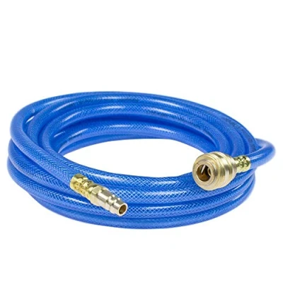 Abbildung von as Schwabe Druckluftschlauch 5 m max 15 bar Anschlus NW 7,2 Pressluftschlauch 6 x 3 mm mit Polyestergewebeeinlage Kompressorschlauch Schnellverschlusskupplung &amp; Stecktülle blau, 12702