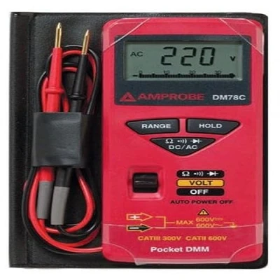 Abbildung von Beha Amprobe Digitaler Multimeter im Taschenformat Dc78C, DM78C
