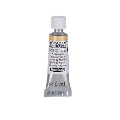 Abbildung von Schmincke HORADAM® AQUARELL feinste Künstler Aquarellfarben, Neapelgelb 5 ml