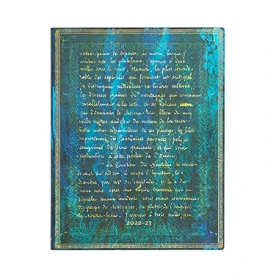 Abbildung von Paperblanks 18 Monatskalender Flexi 2022 2023 (Softcover) Verne, 20.000 Meilen Vertikal Ultra (180 x 230 mm), Blau, FE8633 8