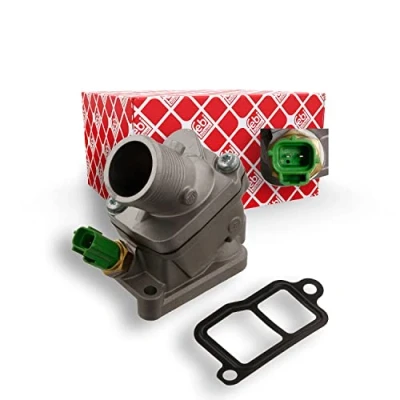 Abbildung von FEBI BILSTEIN 34850 Kühlwasserthermostat 90 mit Dichtung Sensor Aluguss Gehäuse VOLVO: V70 2, S60 I, V50