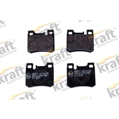 Abbildung von KRAFT 6011140 Bremsbelagsatz Hinterachse MERCEDES BENZ: C Klasse Limousine, W124 190