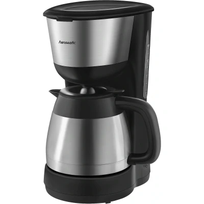Abbildung von Hanseatic Filterkaffeemaschine &quot;88362126&quot;, 1 l Kaffeekanne, Papierfilter, 1x4, mit Edelstahl Thermokanne