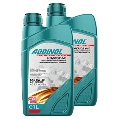 Abbildung von Addinol 2X Motoröl Motorenöl Motor Motoren Oil Engine Benzin Diesel 0W 40 Superior 040 1L 72097907