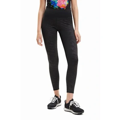 Abbildung von Desigual Damen Legging_elisabet M Casual Pants, Schwarz, EU