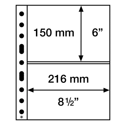 Abbildung von Leuchtturm, Grande, 4 Ringe, Kunstoffhüllen 2er Einteilung (50x)