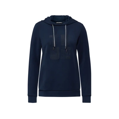 Abbildung von Cecil Kapuzenpullover, Damen, Größe: Small, Blau