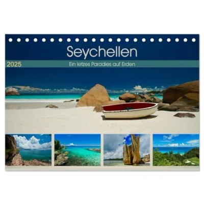 Abbildung von Seychellen Ein letztes Paradies auf Erden (Tischkalender 2025 DIN A5 quer), CALVENDO Monatskalender