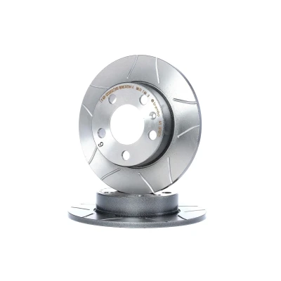 Abbildung von BREMBO MAX LINE 08.7165.75 Bremsscheibe 230 9 5 voll, geschlitzt beschichtet mit Schrauben SKODA: Fabia III Kombi, Rapid Schrägheck, 2 Combi