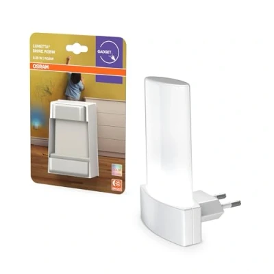 Abbildung von OSRAM LED Steckdosennachtlicht LUNETTA SHINE, RGBW, weiß
