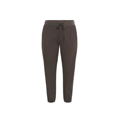 Abbildung von Kaffe Curve Kcnana Stoffhose, Damen, Größe: 46, Black oyster