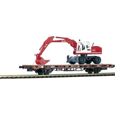 Abbildung von Viessmann 26258 H0 Niederbordwagen der DB AG
