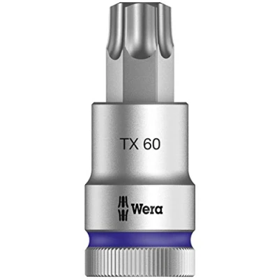 Abbildung von Wera 8767 C HF TORX Zyklop Bit Nuss 1/2 Zoll Antrieb mit Haltefunktion, TX 60 x mm, 05003838001