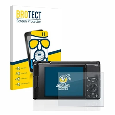 Abbildung von BROTECT Entspiegelungs Schutzglas für Sony ZV 1 Schutz Folie Panzerfolie Glas Matt [Extrem Kratzfest 9H, Anti Reflex, Fingerprint]
