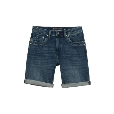 Abbildung von TOM Tailor Morris Jeans Shorts, Herren, Größe: 30, Used dark stone blue denim