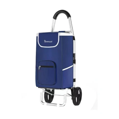 Abbildung von Cheffinger Einkaufstrolley 56L Einkauf Trolley Einkaufswagen Shopping Aluminium Stabil