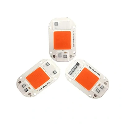 Abbildung von WANGCL 3 STÜCKE 50 W Vollspektrum LED Wachstumslicht AC 220 V Lichtquelle Chip für Zimmerpflanzen, Gemüse und Blüte Wellenband 380 840 nm