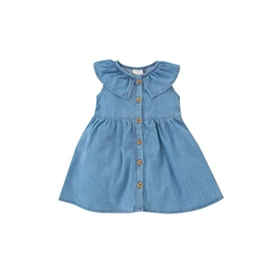 Abbildung von DeFacto Mädchen Z8137A2 Dress, MID Blue, 5/6 Y