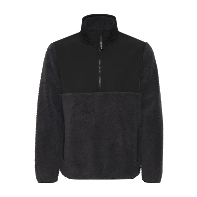 Abbildung von 11 Project PIET Ziptroyer Fleecepullover, Herren, Größe: Medium, Forged iron