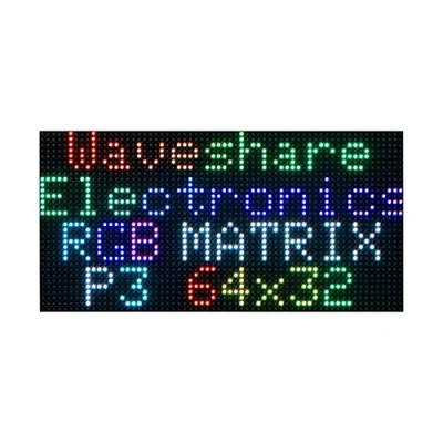 Abbildung von RGB Full Color LED Matrix Panel Display, 64x32 Pixels for Raspberry Pi, Pico, ESP32, Ardui,etc, Adjustable Brightness