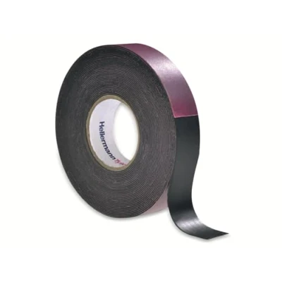 Abbildung von HELLERMANNTYTON HTAPE POWER600 19x6.7 NR BK (6.7) 711 10200 Klebeband (L x B) 6.7 m 19 mm 1 St