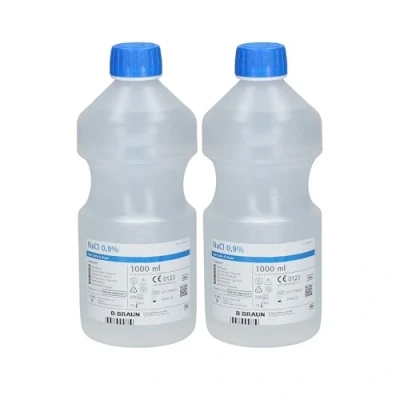 Abbildung von NaCl 0,9% Spüllösung Flasche 1l 1 Liter Ecotainer
