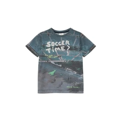 Abbildung von s.Oliver MIT Alloverprint Tshirt print für Kinder, Größe: 104/110, Blau