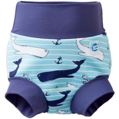 Abbildung von Splash About Unisex Baby Happy and Toddler Swim Nappy, Red, 6 12 Monate