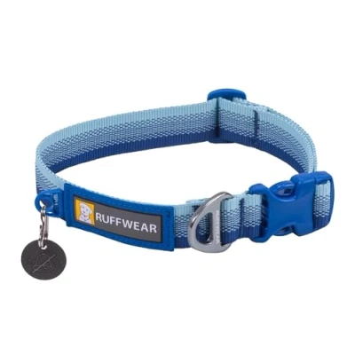 Abbildung von Ruffwear Hunde Halsband FRONT RANGE™ Collar Constal Fade, 100% Polyester Tubelok™ Schlauchband (16% recycled), für alltägliche Abenteuer.