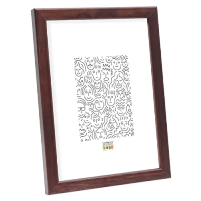 Abbildung von Deknudt Rahmen S41Jh4 20.0X30.0 Dunkelbraun,Schmale Leisteaus Holz