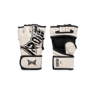 Abbildung von Tapout MMA Trainingshandschuhe aus Leder (1 Paar) CANYON, Ecru/Black, M, 960003