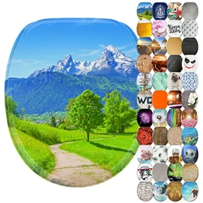 Abbildung von Sanilo WC Sitz Alpen, mit Absenkautomatik