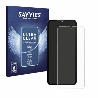 Abbildung von Savvies 6 Stück Schutzfolie für Cubot A10 Displayschutz Folie Ultra Transparent