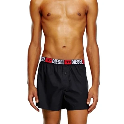 Abbildung von Diesel 2 PACK Boxershorts, Herren, Größe: Large, Black