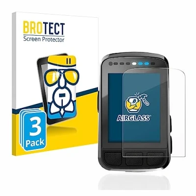 Abbildung von BROTECT Schutzglas für Wahoo Elemnt Bolt V2 GPS (3 Stück) Schutzfolie Panzer Folie Glas [Extrem Kratzfest 9H, Anti Fingerprint, Ultra Transparent]