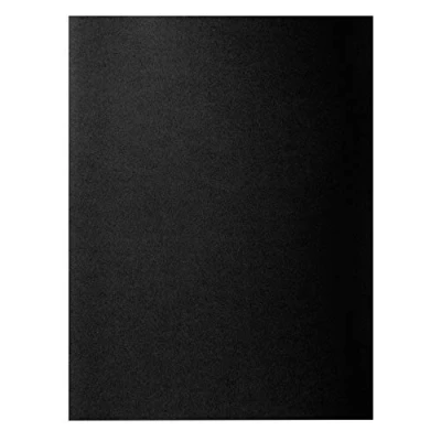 Abbildung von Exacompta Ref 800018E Rocks Quadratische Schnittmappe, 220 x 310 mm, geeignet für A4 Dokumente, 80 g/m², farbiges Papier, Schwarz, 100 Stück