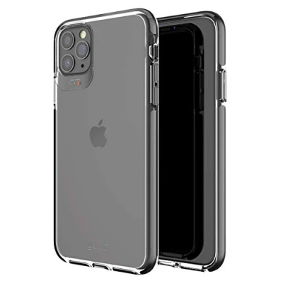 Abbildung von Apple iPhone 11 Pro Max Hülle Kunststoff Gear4 Hard Case/Backcover Handyhülle Schwarz Shockproof/Stoßfest