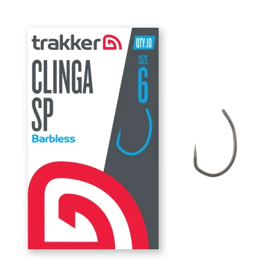 Abbildung von Trakker Clinga SP Hooks Barbless HaaHakengröße kmaat 6 (10 Stück) Karpfenhaken