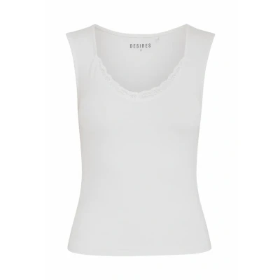 Abbildung von Desires Dsgiselle LACE TOP Top, Damen, Größe: XS, 0011 gardenia