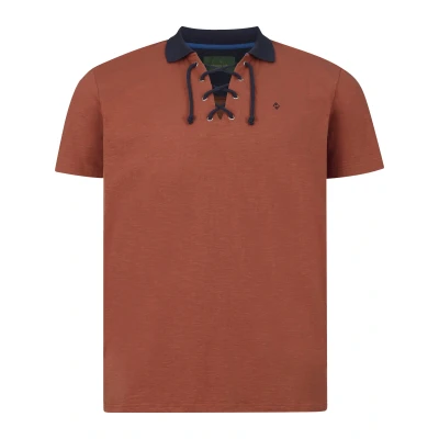 Abbildung von Charles Colby EARL Brickson Poloshirt, Herren, Größe: 7XL, Dunkelorange