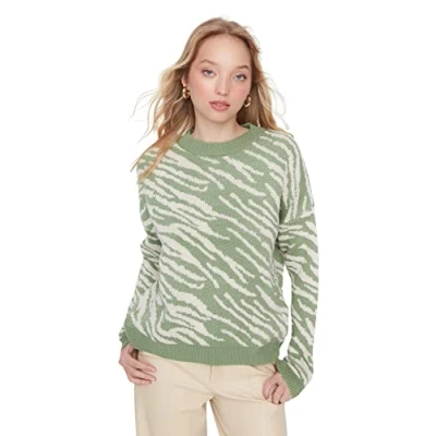 Abbildung von TRENDYOL Damen Twoaw22kz0499 Sweatshirt, Mint, S EU