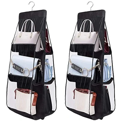 Abbildung von YUMUL 2 Stück Handtaschen Aufbewahrung, Organizer Hängend, Aufbewahrung für Handtaschen, Hã¤Ngende Handtasche, Taschen Wohnzimmer, Schlafzimmer, Zu Hause