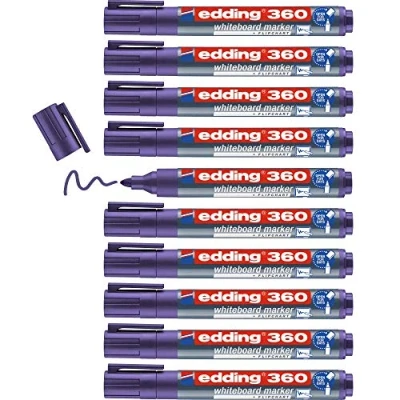 Abbildung von edding 360 boardmarker violet 10ST 1,5 3 mm / 4 360008