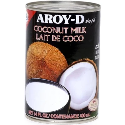 Abbildung von Aroy D Kokosnussmilch Kokosmilch zum Kochen und Backen Ideal für Desserts, Suppen, Smoothies Cocktails 1 x 400 ml