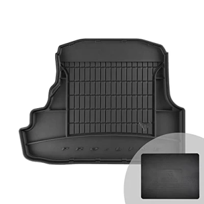 Abbildung von FROGUM ProLine 3D Gummimatte Exklusive Auto Kofferraummatte Kofferraumwanne für Mercedes Benz C Klasse W202 1993 2001 Bequemer Organiser Die höchsten Kanten