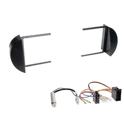 Abbildung von 1 Din Radio Einbauset Blende Radioanschlusskabel Antennenadapter für VW New Beetle Cabrio (1Y) 2003 2010