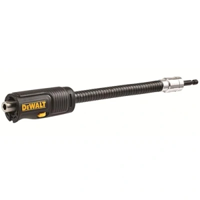 Abbildung von Dewalt Impact Winkelvorsatz für Schlagschrauber DT20501 (1/4&quot;, flexibel &amp; schlagfest, performt mit bis zu 43Nm Drehmoment, patentiertes Griffdesign den Einsatz auf Akku Schlagschraubern)